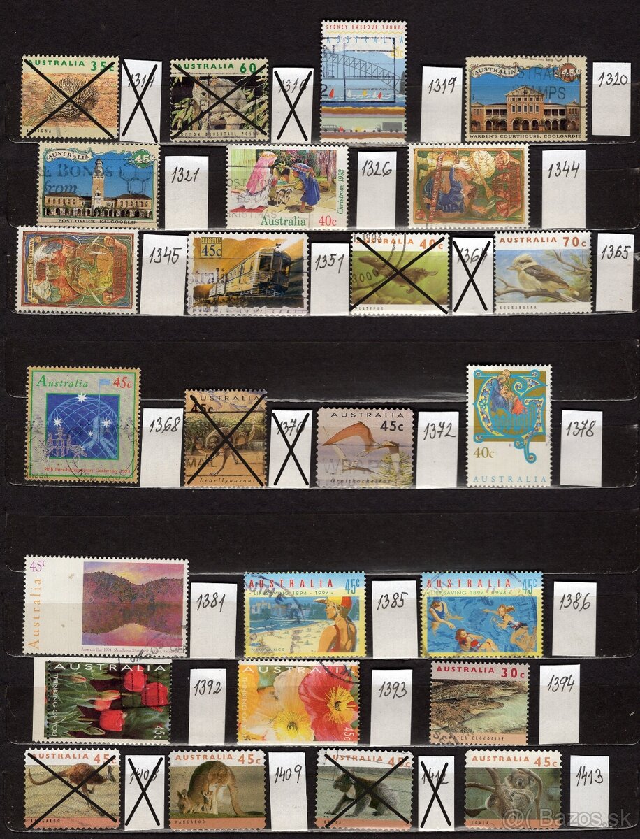 B Austrália (à 0,10 €) - 16