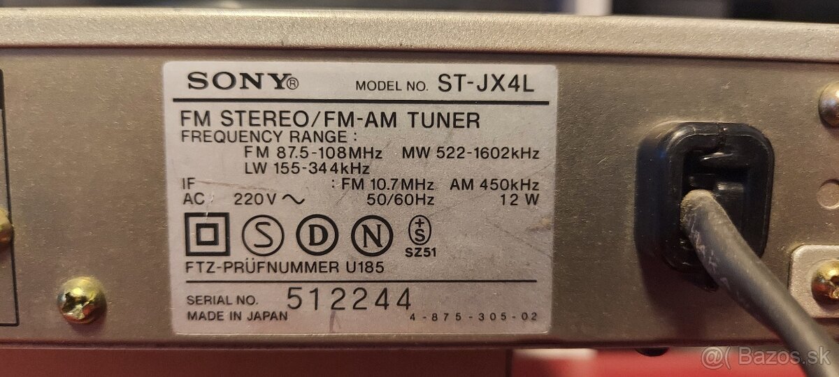 Predám vintage tunery Sony a Technics - 16