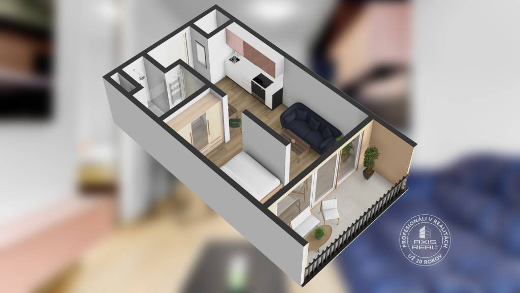 AXIS REAL | Luxusný 1,5-izb. byt, LODŽIA, BA Staré Mesto, VY - 16