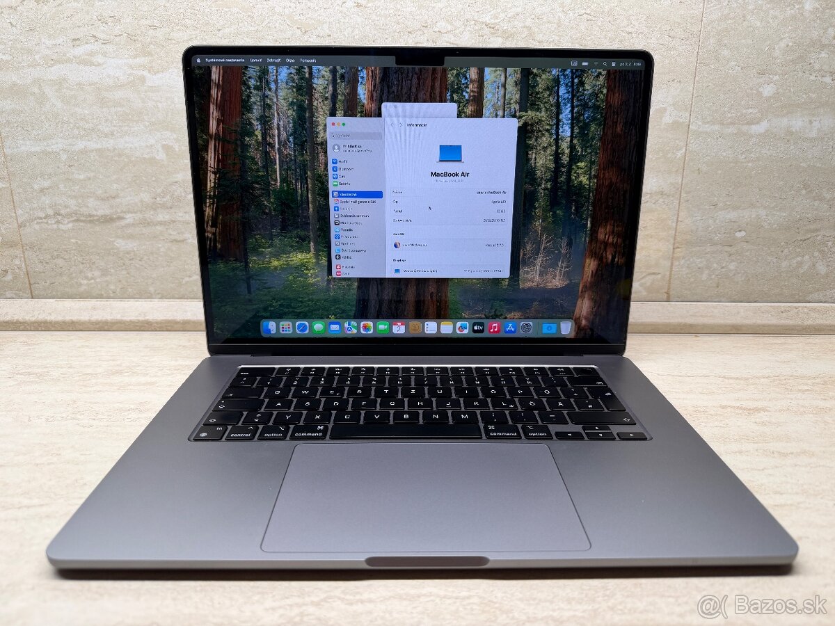 MacBook Air 15,3", M3, 16GB, 512GB - 16