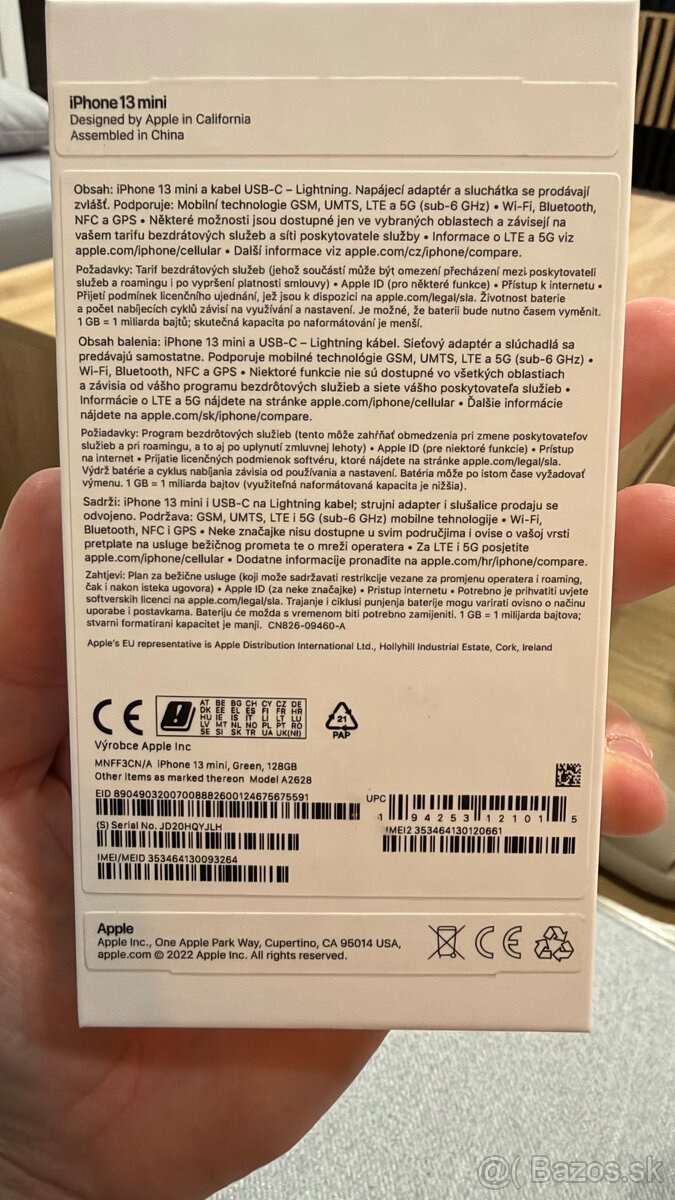 iPhone 13 mini green 128 GB - 16