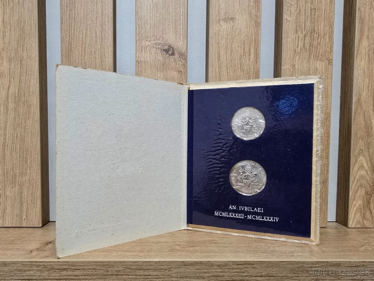 VATIKAN SADY 1979- 2001 JAN PAVOL II. BU 500 a 1000 lira AG - 16