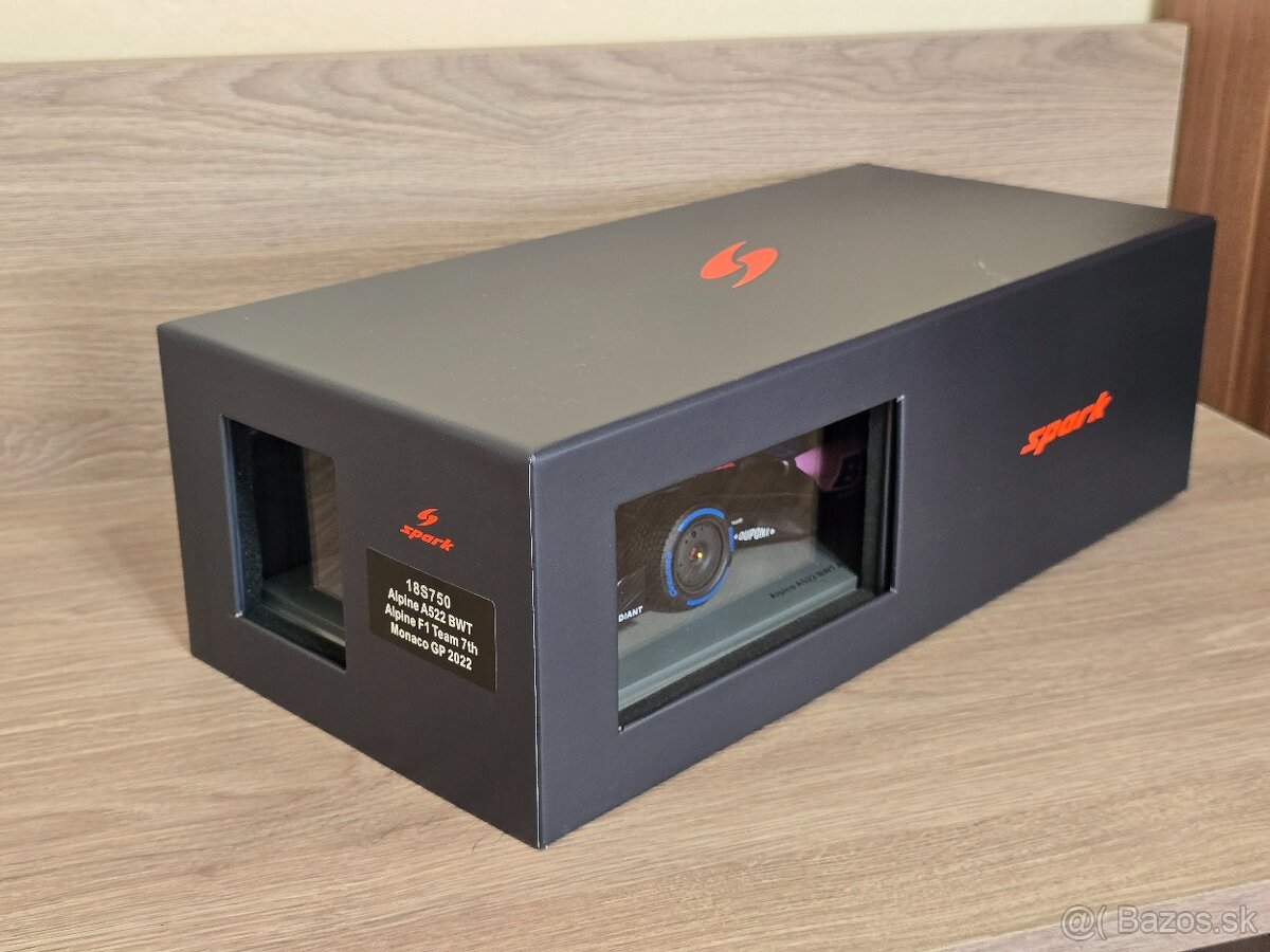 Fernando Alonso (Alpine A522 BWT) 1:18 VC Monaco 2022 7th. - 16