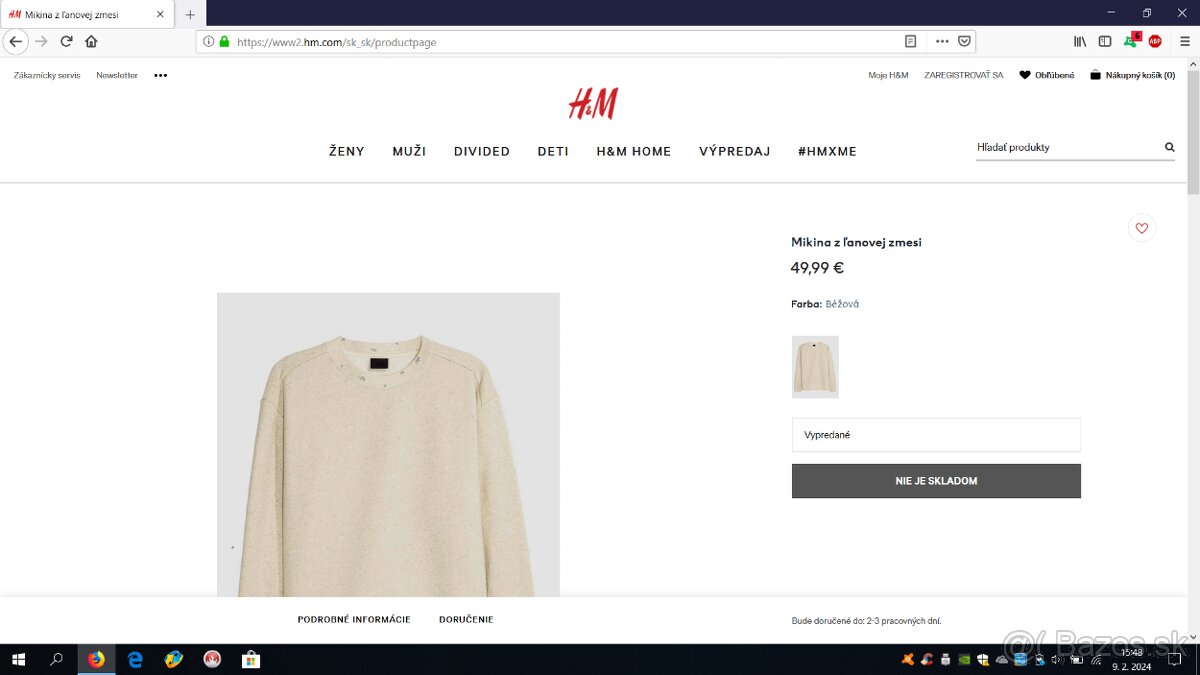 Mikina Zlatan Ibrahimovič, David Beckham, Mikina Ľanová - 16