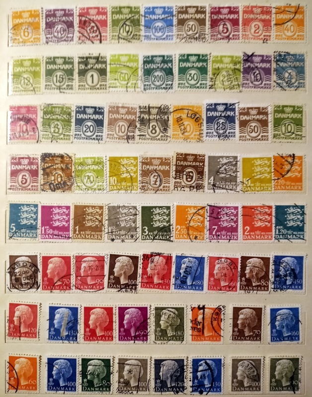 Predám poštové známky BELGICKA a DÁNSKA 726 ks - 16