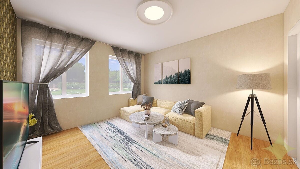 Na predaj ZREKONŠTRUOVANÝ 2-izbový byt s dvorom a GARÁŽOU v - 16