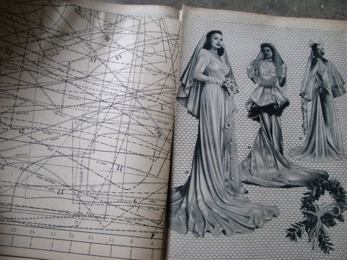 STARÉ MODNÉ ČASOPISY, naša moda, milena,dum mody,žena a moda - 16