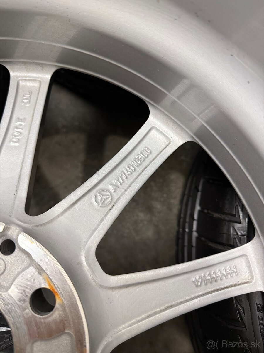 Nepoužitá letná sada 5x112 R17 , 205/55/17 Mercedes A B CLA - 16