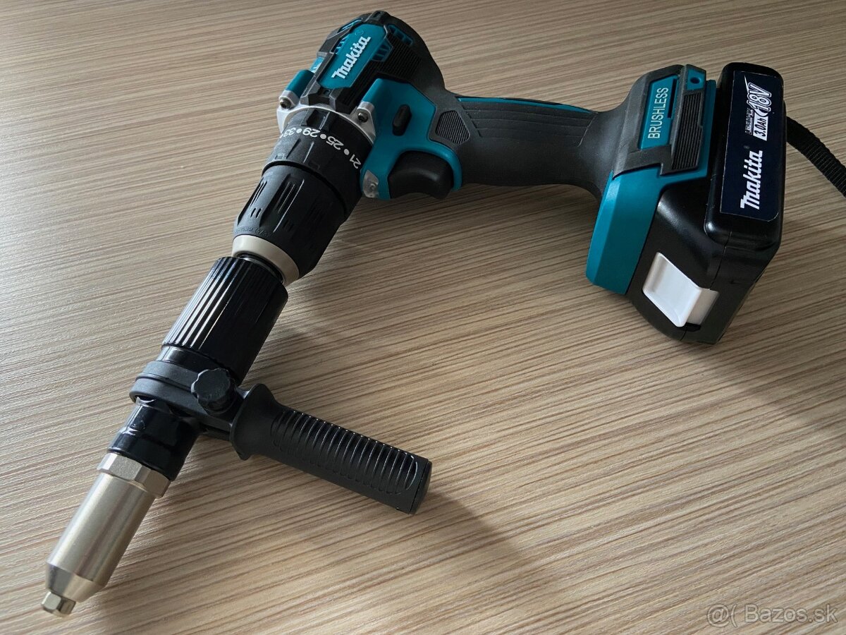 Profesionálny celokovový nitovací adaptér pre trhacie nity - 16