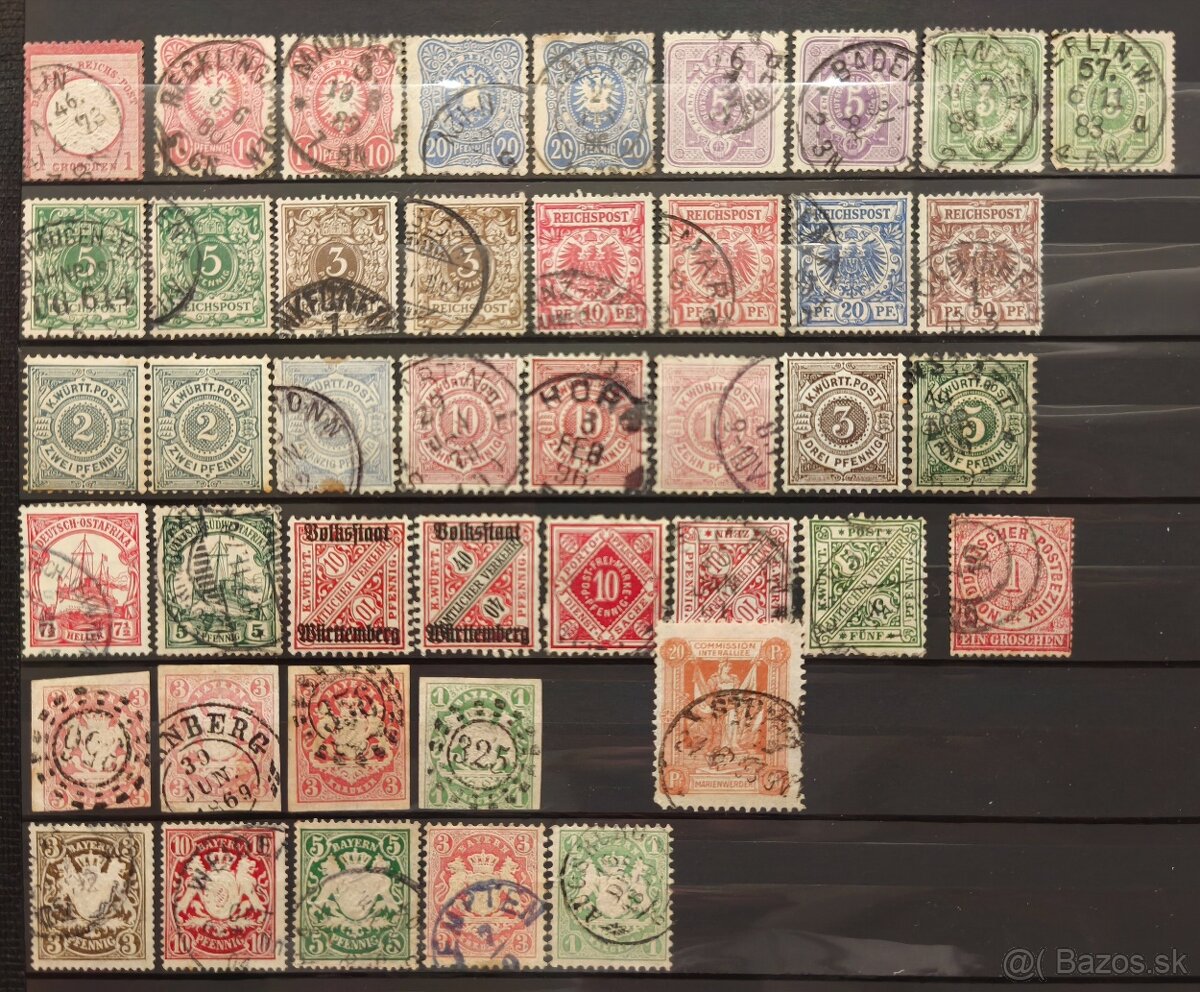 Zbierka starých známok - 16