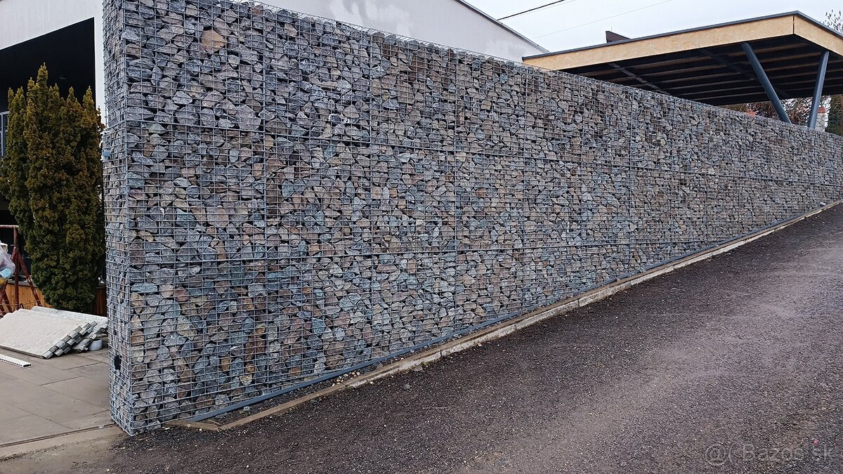 Gabiónové ploty a múry na mieru - 16