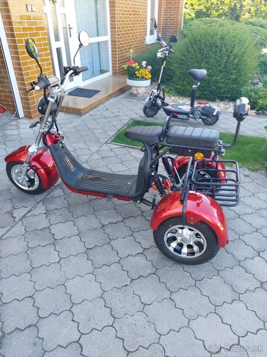 Elektrický trojkolesový harley CP-3.0 – 2000 W, 60 V / 40 Ah - 16