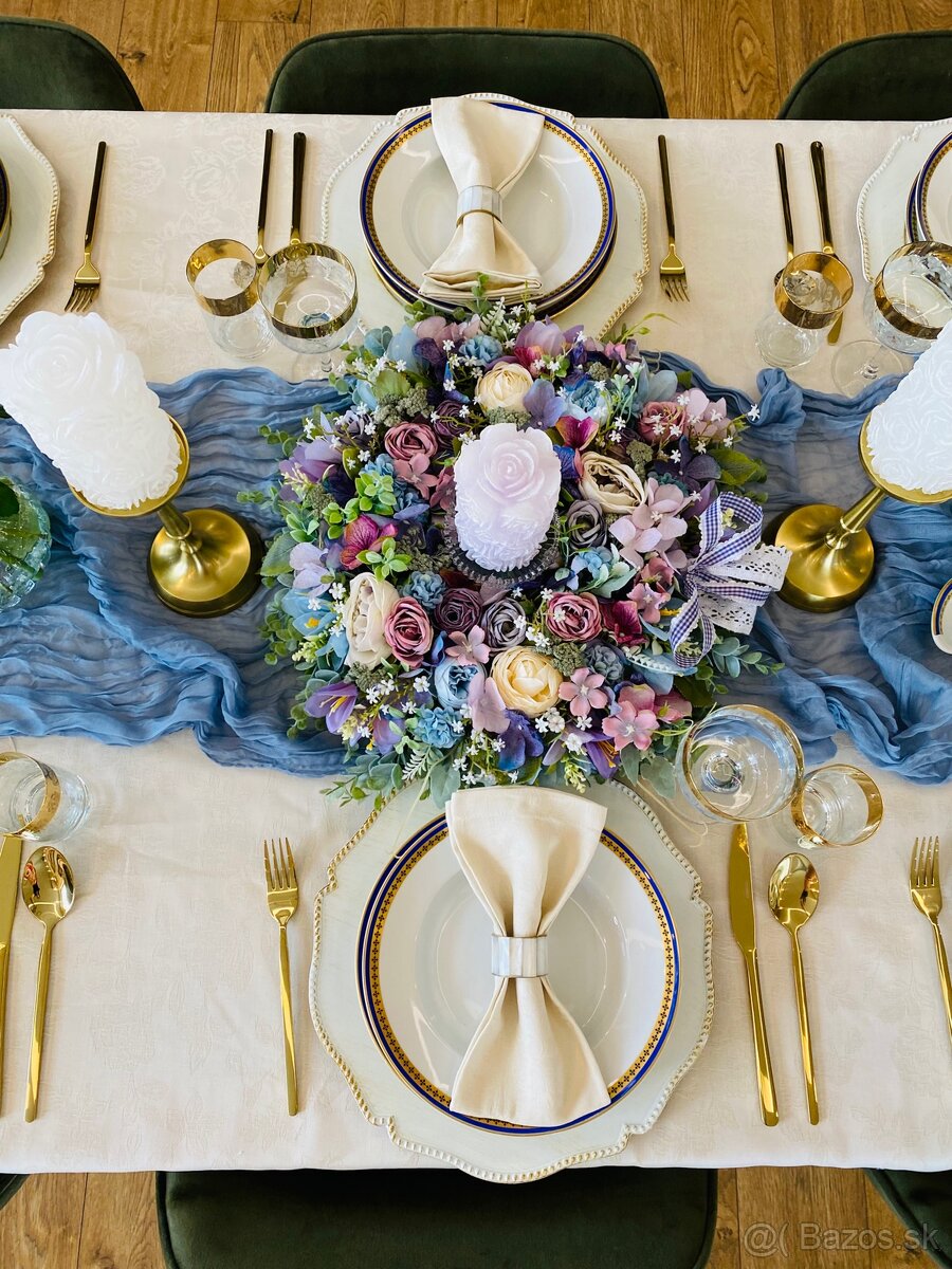 Veľká retro obedová súprava, posielam kuriérom - 16