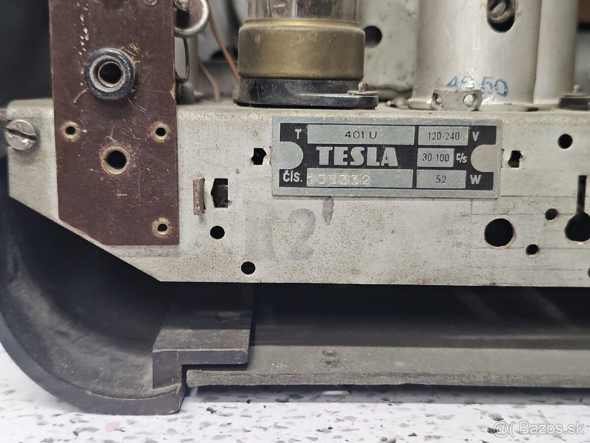 "Accord" 》Tesla 401U 》Starožitné elektronkové radio 》bakel - 16