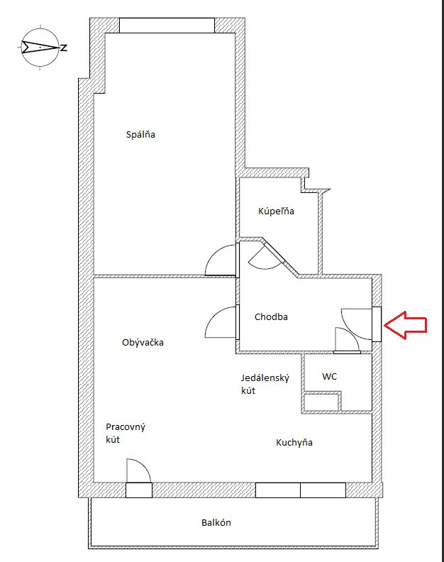 Krásny tichý 2-izb. byt 63m2 + balkón, BEZ PROVÍZIE - 16
