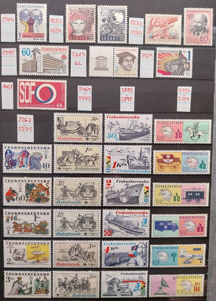 Známky ČESKOSLOVENSKO – 2 - 16