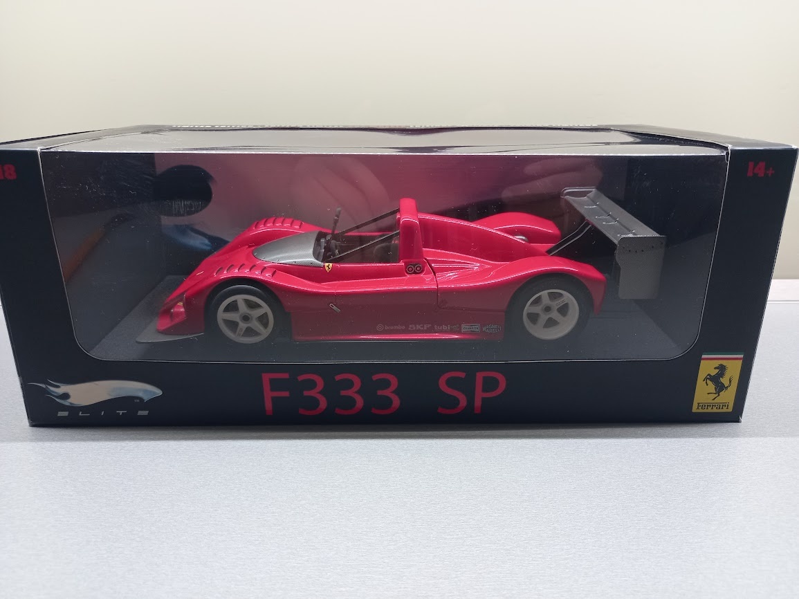FERRARI 333 SP HOTWHEELS ELITE 1:18 - 16