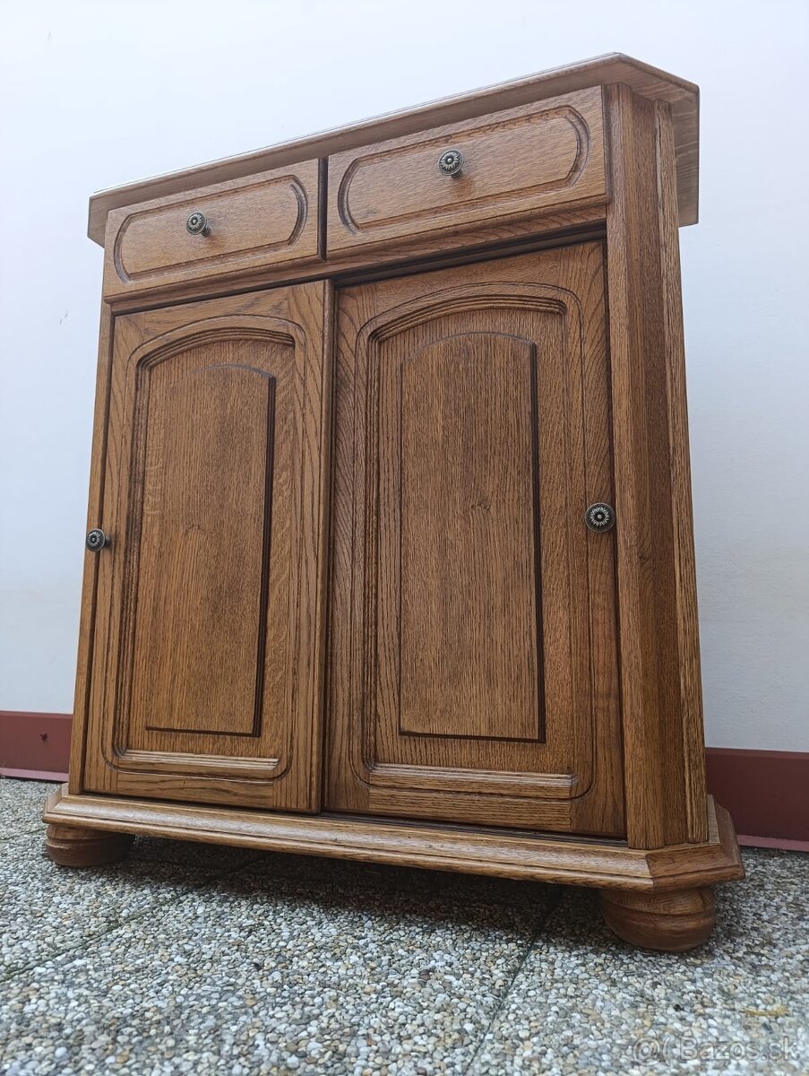 Rustikální botník, nábytek z masívu - 16