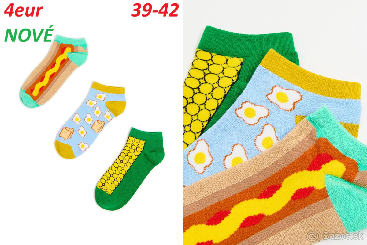 Ponožky - Bavlna, Bambus, Mercer, Členkové - 16