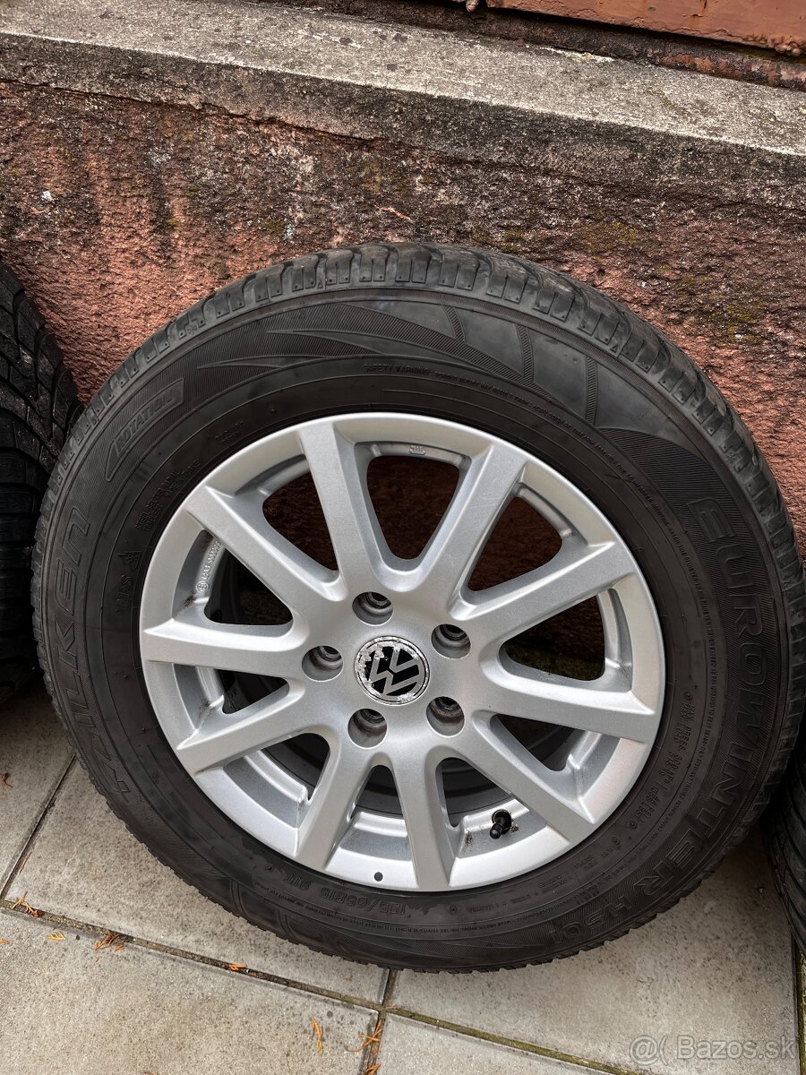 Originál VW 5x112 pneu Falken zimné 195/65 r15 - 16