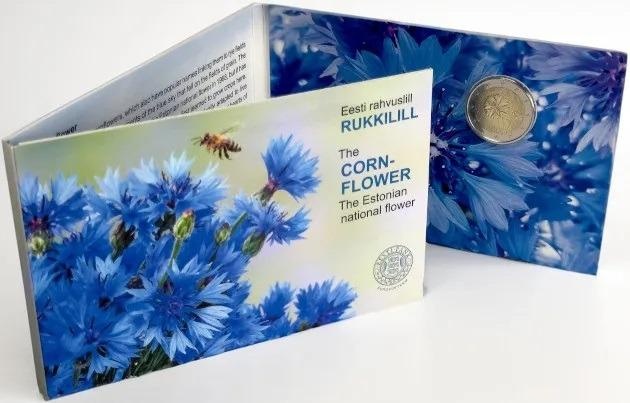 Estónsko - pamätné euromince - coin card - 16