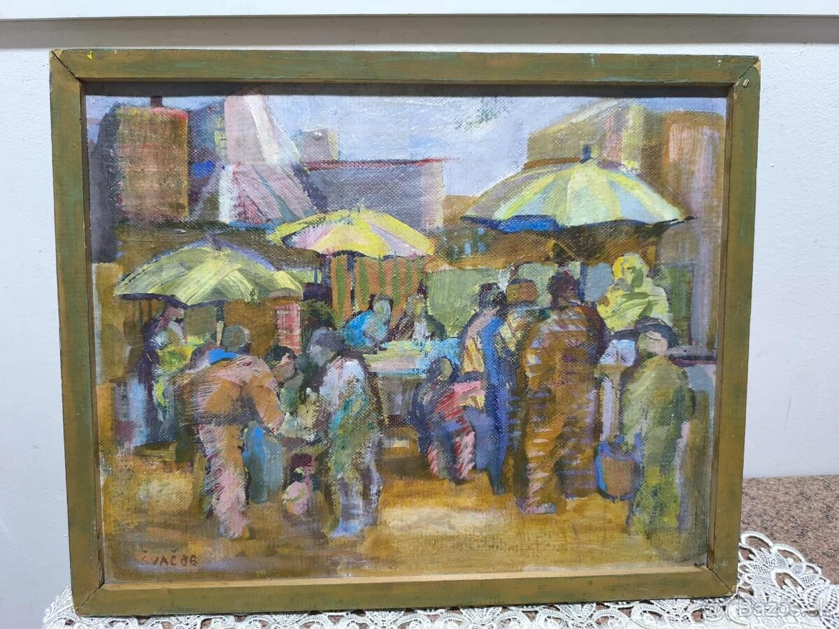 Jozef Švač - 3 x olejomaľba - 16