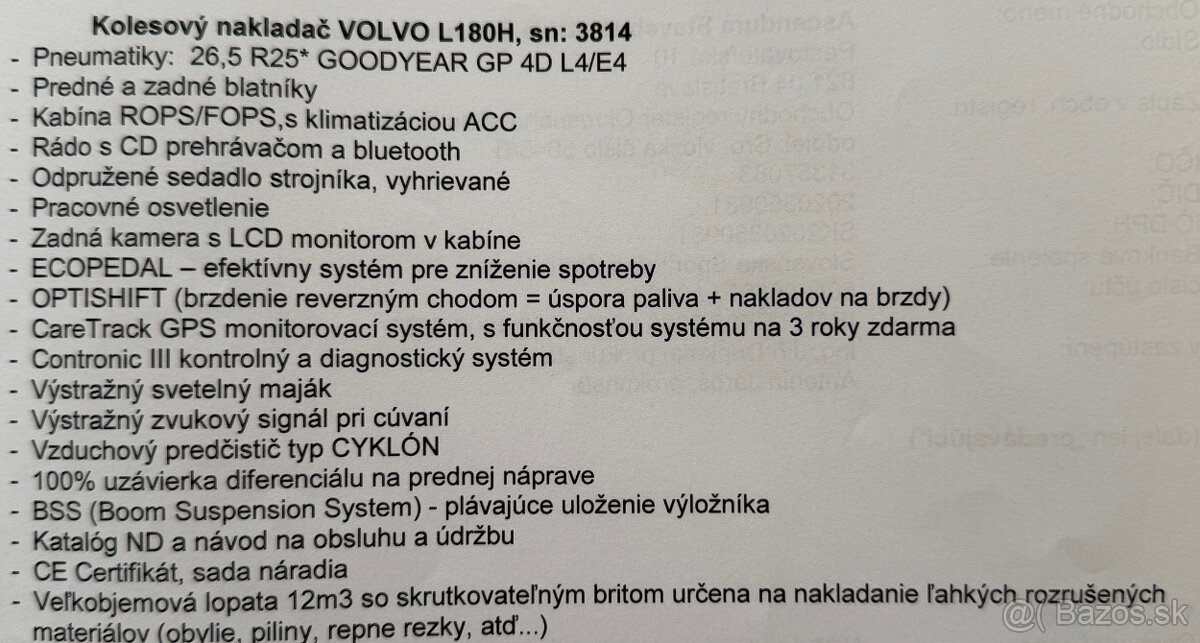 Kol. Nakladač VOLVO L180H (2016) - 16