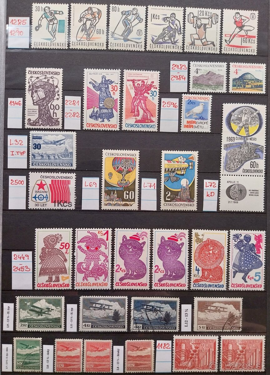 Známky ČESKOSLOVENSKO – 2 - 16