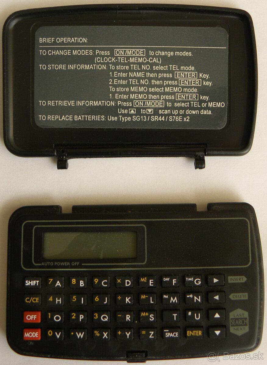 Rretro kalkulačky a digitálny diár - 16