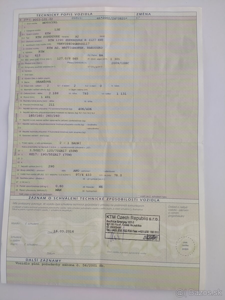 KTM 1290 SUPERDUKE R, 127Kw, 34672 km - 16