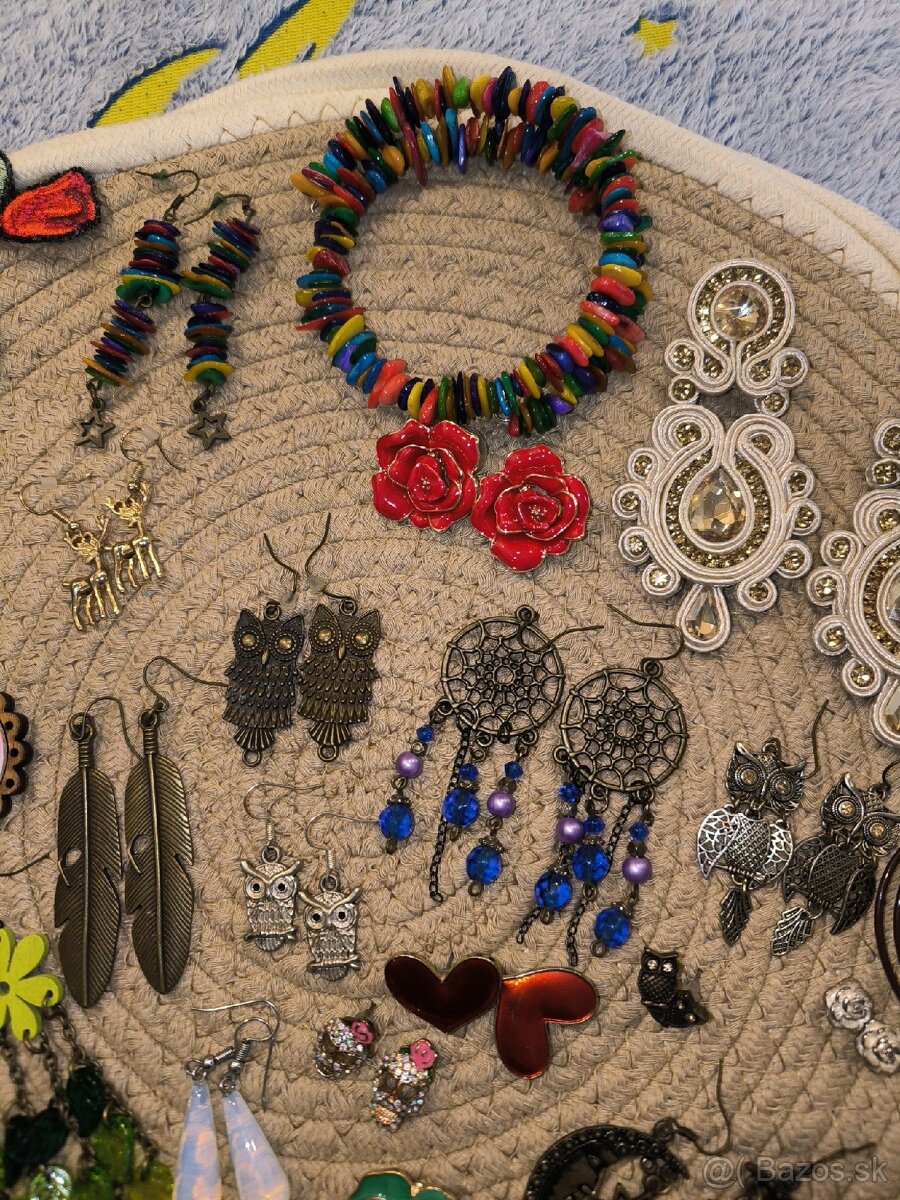 Bižutéria,náušnice,náhrdelníky,brošne,prstene,prívesky - 16