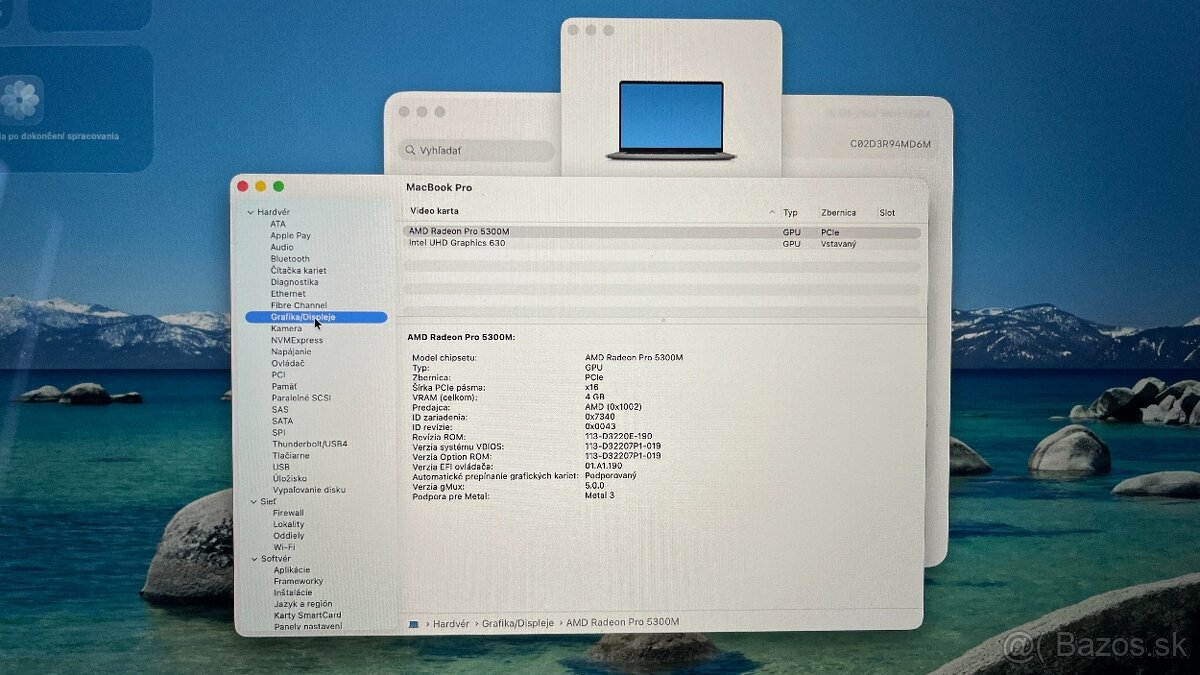 P: MacBook Pro 16" SK i7 6core 2,6GHz 16GB RAM 512GB SSD - 16