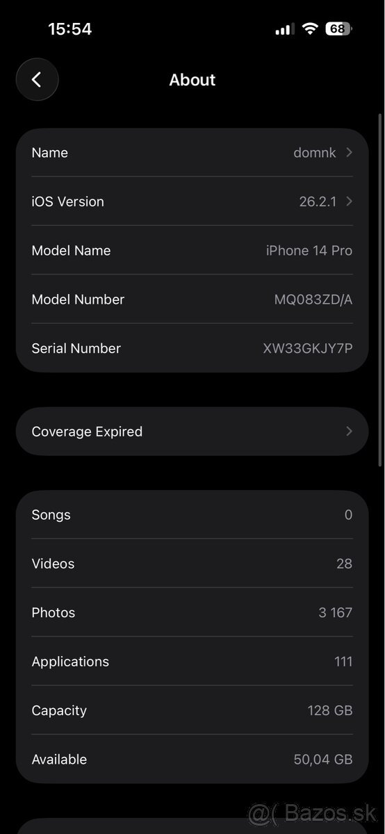 iPhone 14 pro 128GB Gold - 16