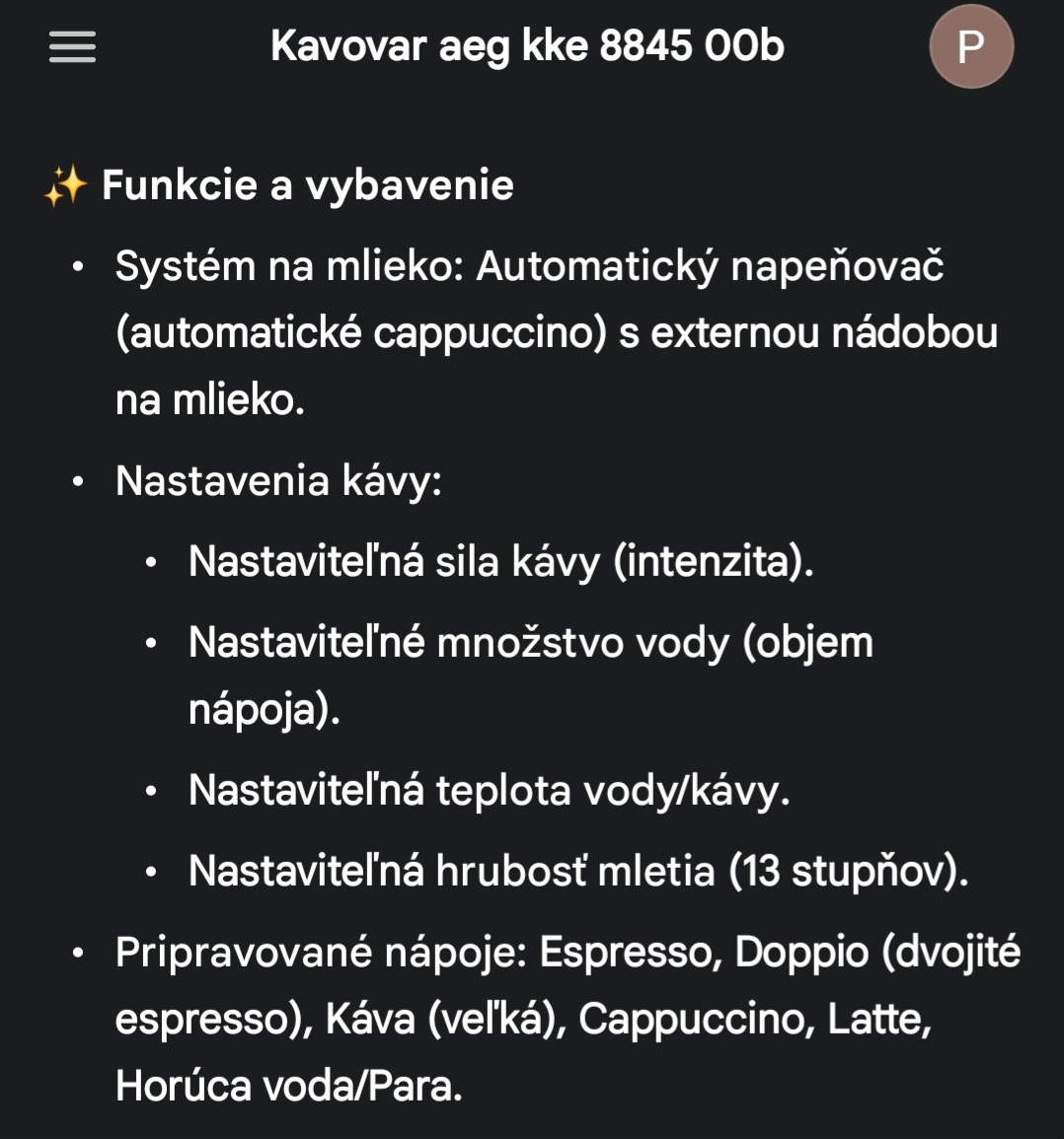 Vstavaný kávovar AEG KKE 8845 00B - 16