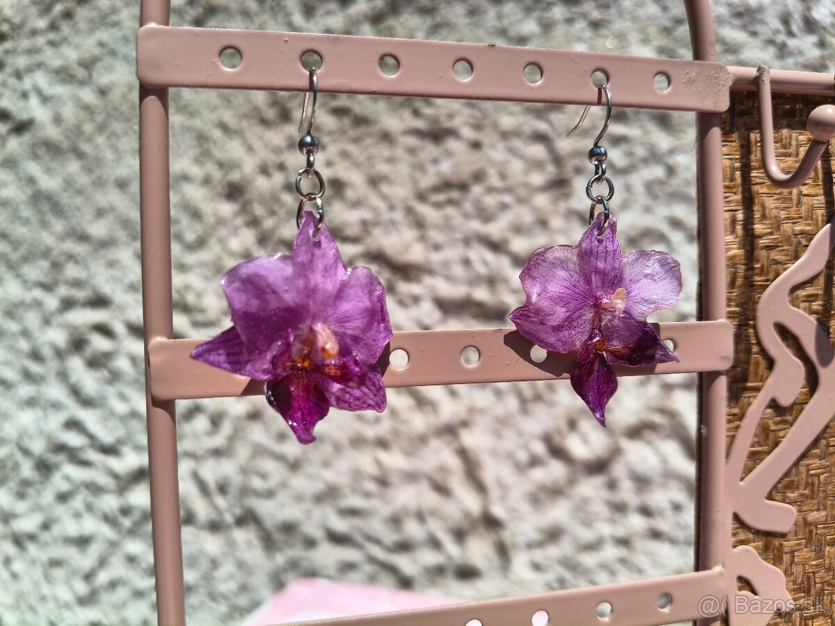 Náušnice z orchideí - 16