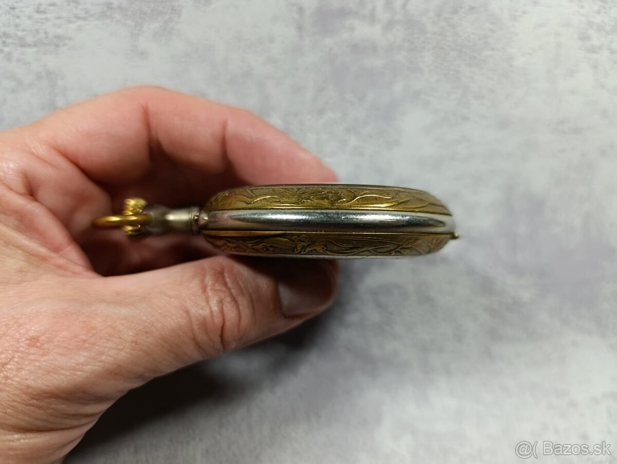 Obrovské 67mm kapesní hodinky Régulatéur, 192g - 16