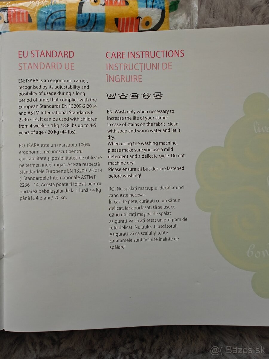 Isara ergonomický nosič - 16