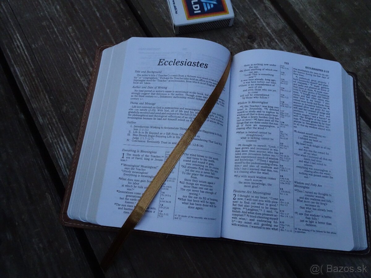 Predám vreckovú BIBLIU viazanú v umelej koži - 16