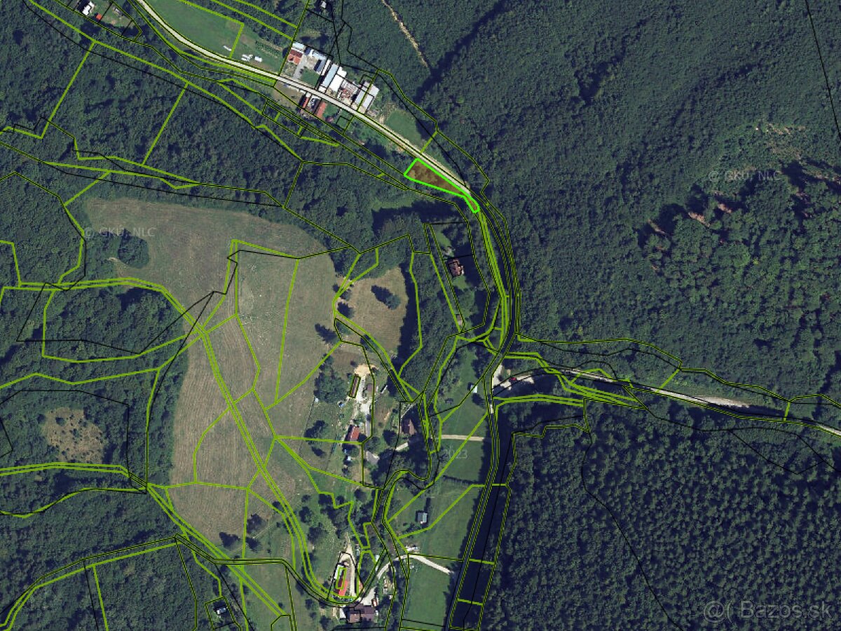 Na predaj veľký lesný pozemok Drietoma - Liešna, 6549m2 - 16