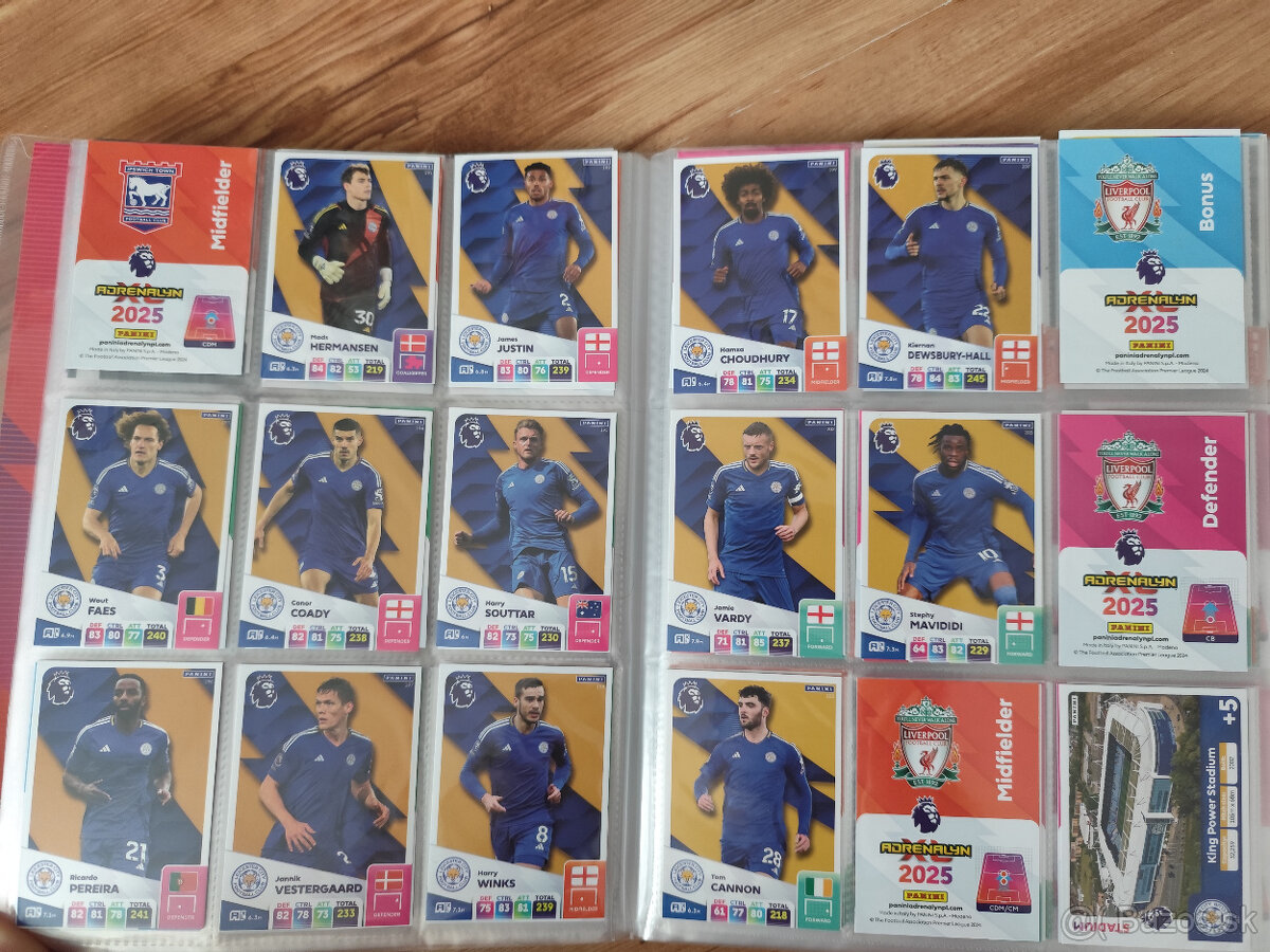 Futbalové kartičky Adrenalyn Premier League 2025 - 16