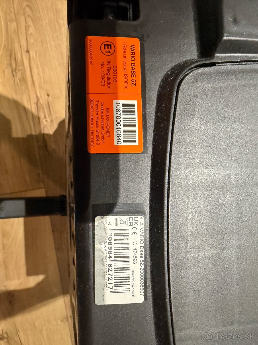 Autosedačka(vajíčko) Romer Britax + podstavec - 16