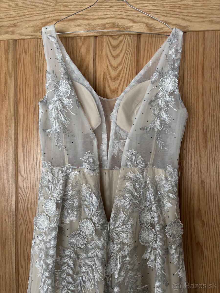 Spoločenské / svadobné šaty 42 - 16