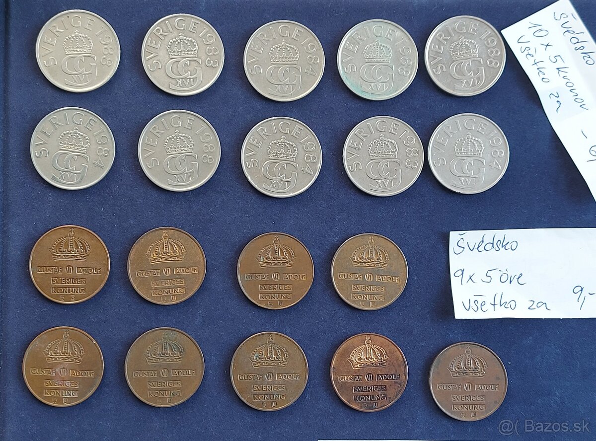 Zbierka mincí - Ázia, Afrika, Indonézia, Latinská Ame (dopl) - 16