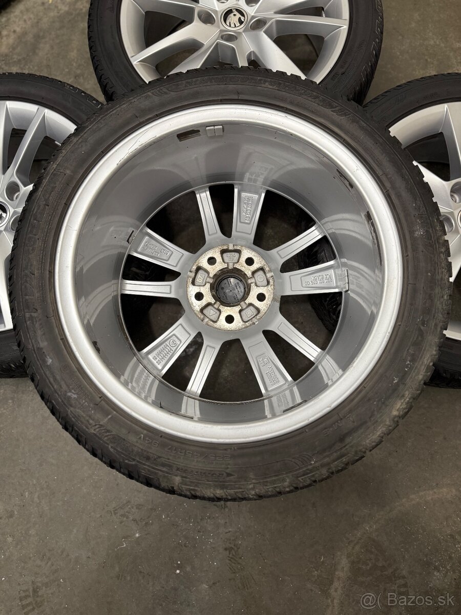 Zimná sada Škoda Trius 5x112 R17 , 225/45/17 Octavia, Golf - 16