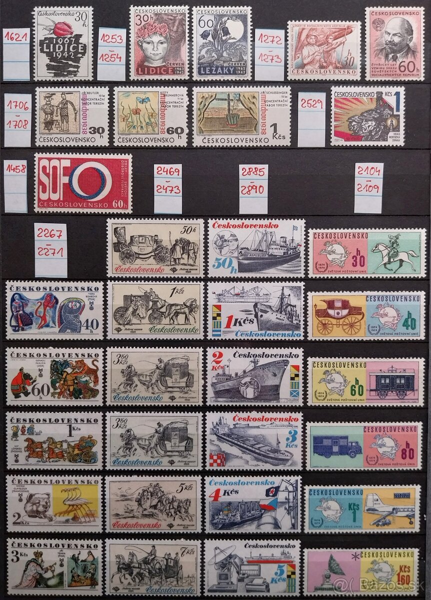 Známky ČESKOSLOVENSKO – 2 - 16