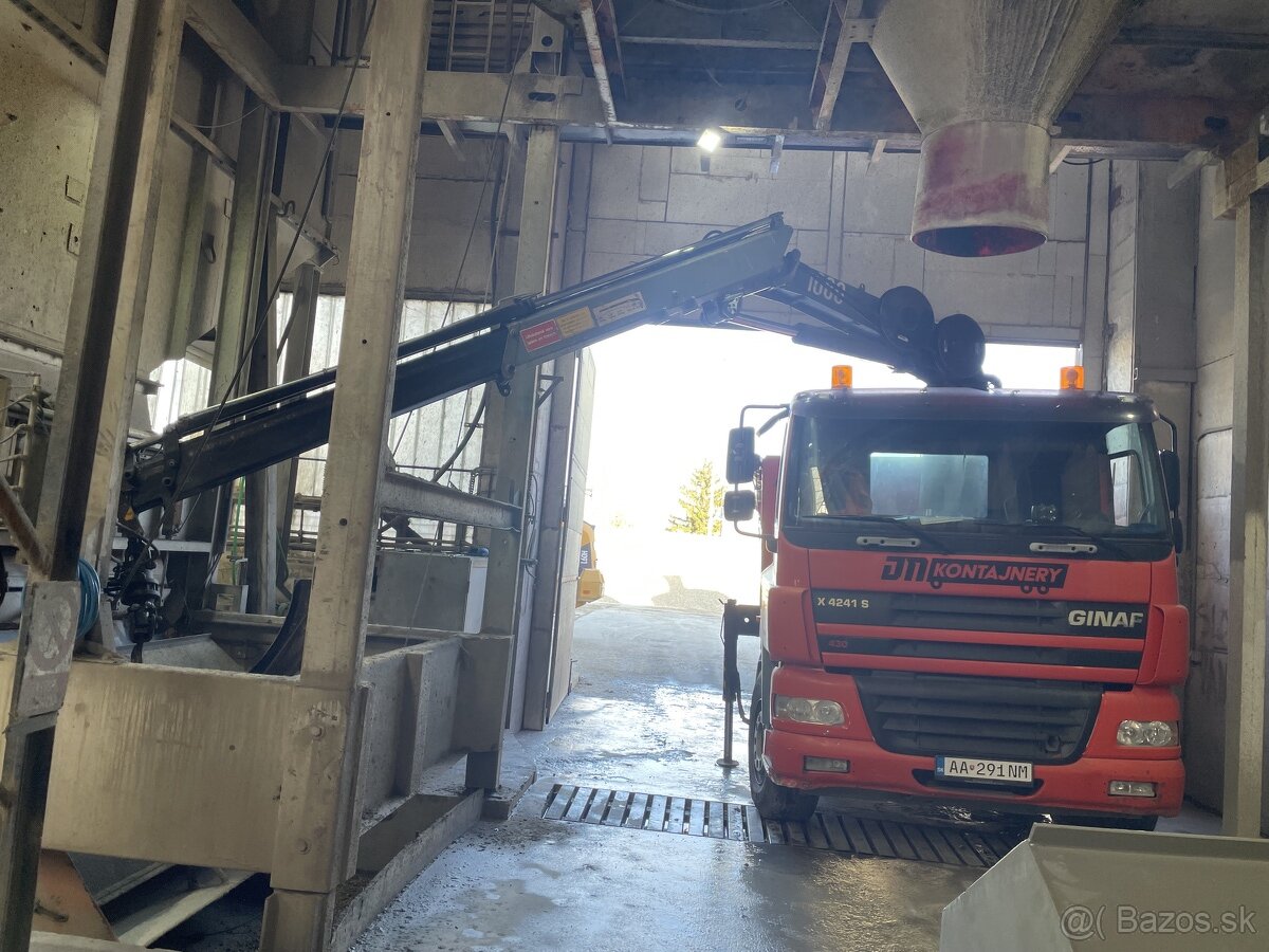 GINAF 8x4 hydraulicka ruka + rotator 2 kontajnery - 16