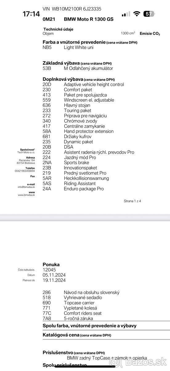 BMW R1300GS, január2025, SR, 925km, záruka 5 rokov - 16