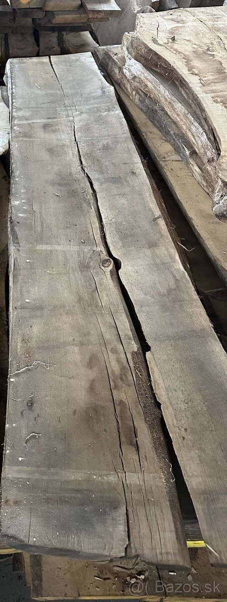 Vysušené dubové fošne, dub, 8 cm, dubové rezivo - 16