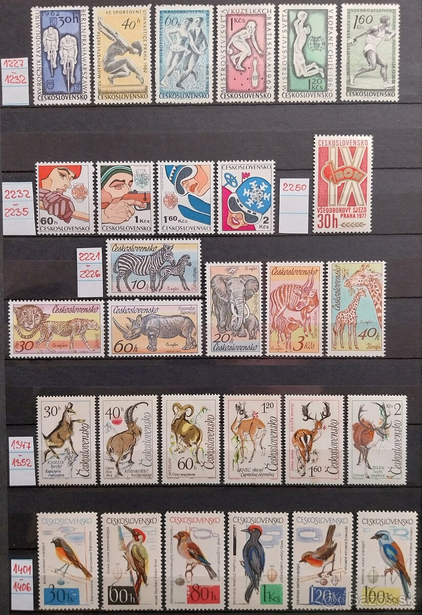 Známky ČESKOSLOVENSKO – 4 - 16