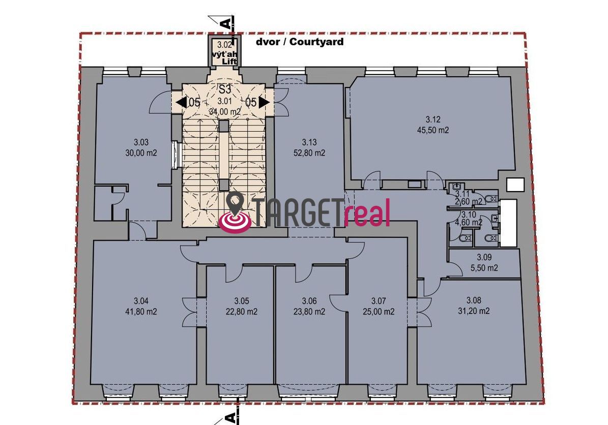 Na predaj, samostatný priestor, Staré mesto - Panská ul. - 16